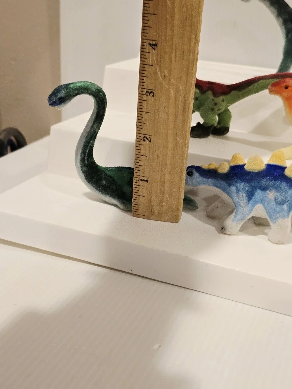 Melissa and Doug Fuzzy Flocked Dinosaur Figure Set